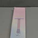 Fabric Resistance Band with Handles, 120lb Full-Body Excercise Band, Non-Slip Elastic Bands for Strength Muscle Training, Stretch Band Workout Equipment for Leg Arm Chest Core Wrist Ankle (Pink)