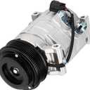 TadaMark A/C Air Conditioner Compressor With Clutch Fit for Chevrolet Traverse 3.6L 3.6 2009-2012, for GMC Acadia 3.6L 2007-2012, for Buick Enclave 3.6 2008-2012, for Saturn Outlook 2007-2010