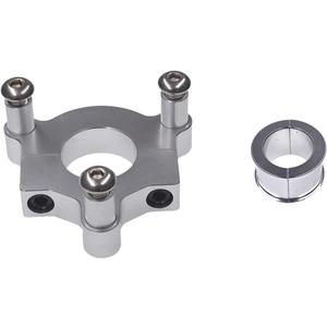 sthus Silver 1" 25mm / 1.5" 38mm CNC Adapter Fits 49cc 50cc 66cc 80cc Motorized Bike