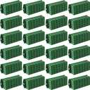 Hahood 24 Packs Floral Foam Cage Rectangle Flower Cage Holders with Floral Foam Flower Arrangement Supplies for Fresh Flowers, Home Wedding Decorations, 11.8 x 4.3 x 3.1 Inches