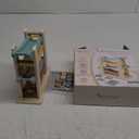 Vanplay Car Ramp Toys for One Year Old Boy Birthday Gifts, Wooden Montessori Toys for 1 2 Year Old, Race Track Truck Toy with 4 Mini Cars, First Christmas Birthday Gifts for Toddlers 1-3-2-4