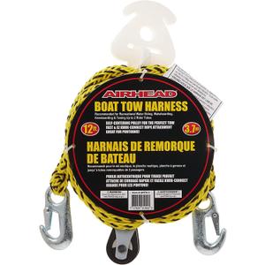 AIRHEAD Heavy Duty Tow Harness (12 Feet, Yellow/Black)