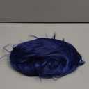 Sallcks Mens Mullet Wigs Blue Curly 70s 80s Retro Cosplay Costume Wig Rocker Disco Fancy Show Wigs - Blue