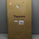 Teprovo Folding Hand Truck Dolly Cart,340LB Capacity Portable Aluminum Dolly Cart with Telescoping Handle and 7 Inch Rubber Wheels for Moving,Shopping,Travel,Office Use
