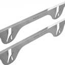 TrueGem Stove Gap Covers - 23.4", 316 Stainless Steel | Oven Side Gap Filler | Range Trim Kit | Guard Between Stove Top & Counter