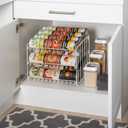 Medium Kitchen Organizer Rack 3 Pack White