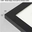 VHH 24x44 Picture Metal Frame with Plexiglass,Wide Edge, 24x44-1pc-Plexiglass