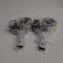 Mr. Pen 2-Inch Black Heavy Duty Packing Tape Dispenser Gun - 2 Pack with 2 Rolls Clear Tape Gun for Packing Boxes & Moving