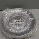 10 Pack Round Plastic Serving Platters 12 Inch - Clear Plastic Serving Trays for Parties, Weddings, Birthday, Cake, Cookies, Fruits & Snacks