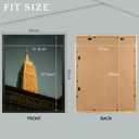 Golden State Art 22x28 Picture Frame For Wall,Solid Wood/Glass,Black,1 Pack