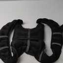 Weighted Vest, 6lb/8lb/10lb/12lb/16lb/20lb/25lb/30lb Weight Vest for Men Women, Body Weight Vests Adjustable with Reflective Stripe for Strength Training, Running, Workout, Jogging, Walking (Black)