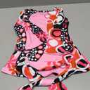MOMMY'S NEW MAN Toddler Girl's 60s 70s Flower Halloween Party Disco Peace and Love Hippie Dress (3T, Pink)