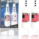 Original Bottle Bash (Beersbee, Polish Horseshoes, Frisbeer) Bottle Set, Unbreakable - Choose Yellow, USA or USA with LED Version (Red/White/Blue - LED)