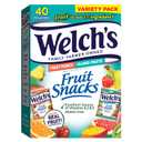 Welch's Fruit Snacks, Fruit Punch & Island Fruits, Individual Single Serve Bags, 0.8 oz (Pack of 40), BB 09/14/25