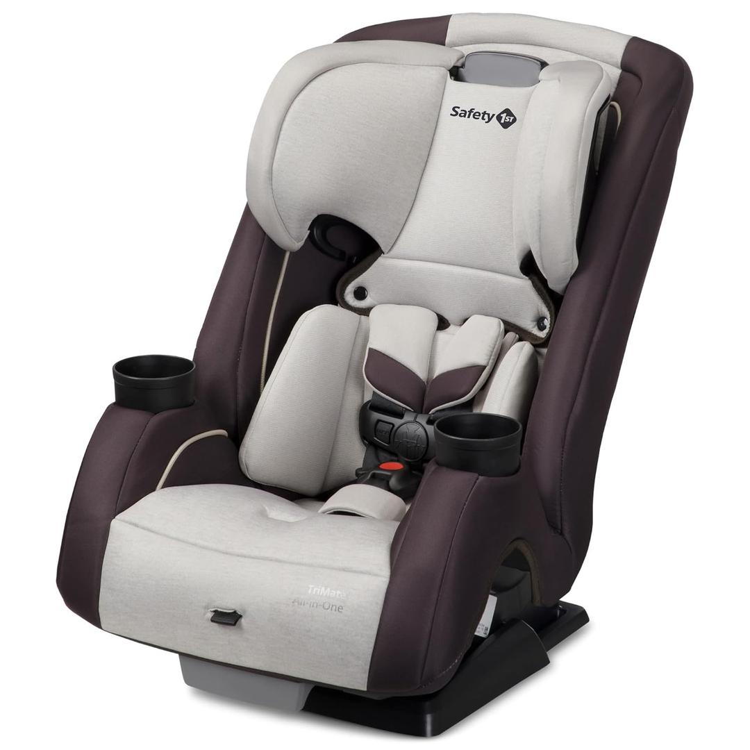 Safety 1st Convertible Car Seat, Convert from Rear to Forward Facing and Belt-Positioning Booster, Dunes Edge, From Birth to Age 10, TriMate