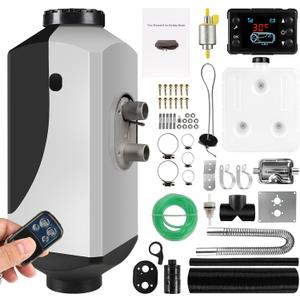 8KW Diesel Heater, 12V/24V Parking Heater with LCD Display, Automatic Start and Stop, for RV Garage Camper Fishing SUV Car Trailer Camper Van Boat (Split type)