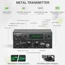 Phenyx Pro UHF Stereo Wireless in Ear Monitor System, Wireless IEM, 900MHz Band Selectable Frequency, Rack Mountable, 160 ft. Operation, Suitable for Stage, Studio, Exhibit, Lecture, Speech (PTM-10)