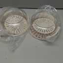 2 Pcs Fruit Drainer Container with Foldable Handle, 2 in 1 Multifunctional Colander, Fruit Washing Bowl with Strainer for Kitchen, Fridge, Cleaning Fruit Vegetables, and Beans