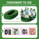 Leinuosen 12inch Dry and Wet Floral Foam Numbers Blocks Green Foam Blocks for Fresh and Artificial Flowers for Weddings Birthday Flower Arrangement Craft Project Garden Decoration(Number 0)