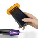 V Light Hair Extension Kit, 395nm Light Hair Extension Machine, Portable Fast Curing Hair Extension Glue V Light Wig Extension LED Lamp for Home Salon (Black1)