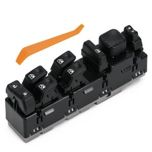 15883319 Window Master Switch Front Left Driver Side with Mirror Folding Control for 2003-2006 Chevy Silverado Avalanche Suburban Tahoe GMC Sierra Yukon Escalade Hummer H2 Replace OE 920-022 15112971
