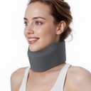 Neck Brace for Sleeping, For Relief Neck Pain and Provide Support Soft Cervical Collar, Neck Support Keep Vertebrae Stable & Aligned Relief of Cervical Spine Pressure Gray (Small Size)