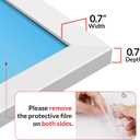 LaVie Home 18x24 Picture Frame for Wall Display, 18x24 White Picture Frame with HD Plexiglas, 18 x 24 Poster Frame 1 Pack, Display Frame for Vertical or Horizontal, Classic Collection