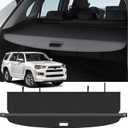 Cargo Cover Compatible with Toyota 4Runner 2010-2024 Accessories Carbon Fiber Texture Retractable Trunk Cover Security Shield Luggage Privacy (Carbon Fiber Texture) (2010-2024 Toyota 4Runner (Carbon Fiber Texture))