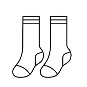 Zodaca 6 Pairs Glitter Crew Socks Assorted Color