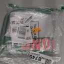 1 PCS American Mahjong Bag - Empty Mahjong Tiles Bag Only with Zippered & Letters, Case Only(Green,Moh-jong)