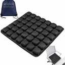 MUGUOY Travel Cushion Airplane Seat, Portable Airplane Seat Cushion for Long Flights,42 Bubbles Pressure Relief Inflatable seat Cushion for Air Travel