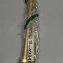 Gold Shower Curtain Rod 34-66 Inches(2.8-5.5ft) Never Rust Adjustable Shower Rod Spring Tension Non Slip No Drilling Shower Rods for Bathroom Garland Window