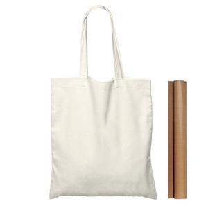 NPBAG 25 Pack 15'' X 16'' Natural Cotton Tote Bags, Lightweight Blank Bulk Cloth bags with 1pc of PTFE Teflon Sheet