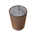 MY MIRONEY 5.51" x 7.87" Cylindrical Lampshades Brown Linen Drum Lamp Shades Modern Style Lampshade Cover Replacement for Floor Lamp, Table Lamp, Bedside Lamp