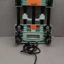 Folding Hand Truck 500lbs, Portable Heavy Duty Dolly Cart, 6 Wheels Collapsible Luggage Cart with 2 Elastic Ropes - Compact Trolley Cart for Easy Moving - Ideal Hand Cart for Travel and More (1.70, Green)