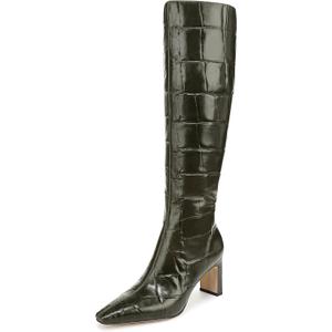 Sam Edelman Women's Sylvia 2 Knee High Boot, Deep Olive Wide Calf, 8