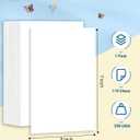 White Cardstock 5x7, 110 Sheets 5x7 Cardstock Paper, 200 GSM Premium Cardstock 5 x 7, Blank White Card Stock Paper for Printer, DIY Cards, Greeting Cards, Wedding Invitation, Postcards