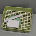 Electric Large Bird Bathtub,Parrots Bath Shower with USB Pump, Birdbath Bowl Waterfall Bird Bath for Garden,Birdcage,Indoor,Outside -Perfect for Parakeet/Cockatoo/Cockatiel/ Lovebird/Budgie (Green)