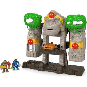 Fisher-Price Imaginext Preschool Toy Gorilla Fortress Playset with Poseable Figures & Accessories for Pretend Play Ages 3+ Years