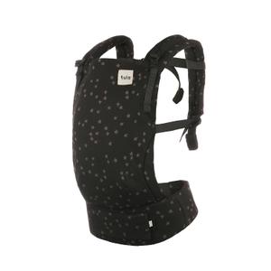 Baby Tula Cotton Free-to-Grow Baby Carrier - Adjustable, Comfortable, Newborn to Toddler Carrier - Ergonomic Fit for 7lbs to 45lbs - Back & Front Carry Options - Discover (Black/Stars)