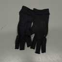 FREETOO Copper Arthritis Gloves for Carpal Tunnel Pain Relief, Strengthen Compression Gloves to Alleviate Hand Pains,Swelling, Fingerless Computer Typing Gloves for Rheumatoid, Tendonitis Women/Men-M (Black)