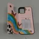 HAOPINSH for iPhone 12/12 Pro Wallet Case with Card Holder, Butterfly Leopard Cheetah Print Back Flip Folio PU Leather Kickstand Card Slots Case for Women Girls, Double Magnetic Shockproof 6.1"