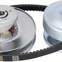 BLACKHORSERACING 40 Series 1" BORE GO Kart CVT Torque Converter Driver Clutch FIT Comet 40/44 + 3/4'' Driven Clutch Comet Kit + Belt 203785