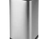 Universal Knife Block, Knife Holder without Knives, Stainless Steel Knife Storage Block for 3.5" to 8" Knives, with Slots for Scissors and Sharpening Rod,for Kitchen Counter