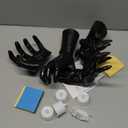 Halloween Decor Indoor, 4 Packs Creepy Reaching Hands with LED Candles, Life-Sized Gothic Wall Decor for Horror, Spooky Halloween Decorations for Home, Party, Goth & Dark Academia Style