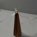 Yoiemivy Portable Fly Fans for Tables to Keep Your Food/Meal Clean for Outdoor, Indoor, Picnic, Dinner and Classroom, Wood Grain, 4 Pack