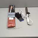 Hoson 1 1/2 Inch Curling Iron Large Barrel, 1.5 Inch Long Barrel Curling Wand Dual Voltage, Ceramic Tourmaline Coating with LCD Display, Glove Include