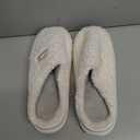 Women’s Fuzzy Slippers Slip-On Memory Foam indoor house shoes 12.5-13.5