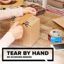 Scotch Box Lock Paper Packing Tape, Kraft Brown, Extreme Grip Kraft Paper Tape That Recycles with The Box, Shipping Tape, 1.88 in. x 25 yd., 8 Tape Rolls