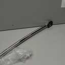 Moen Curved Adjustable Length Fixed Mount Single Shower Curtain Rod for Bathroom, Chrome Finish, CSR2160CH